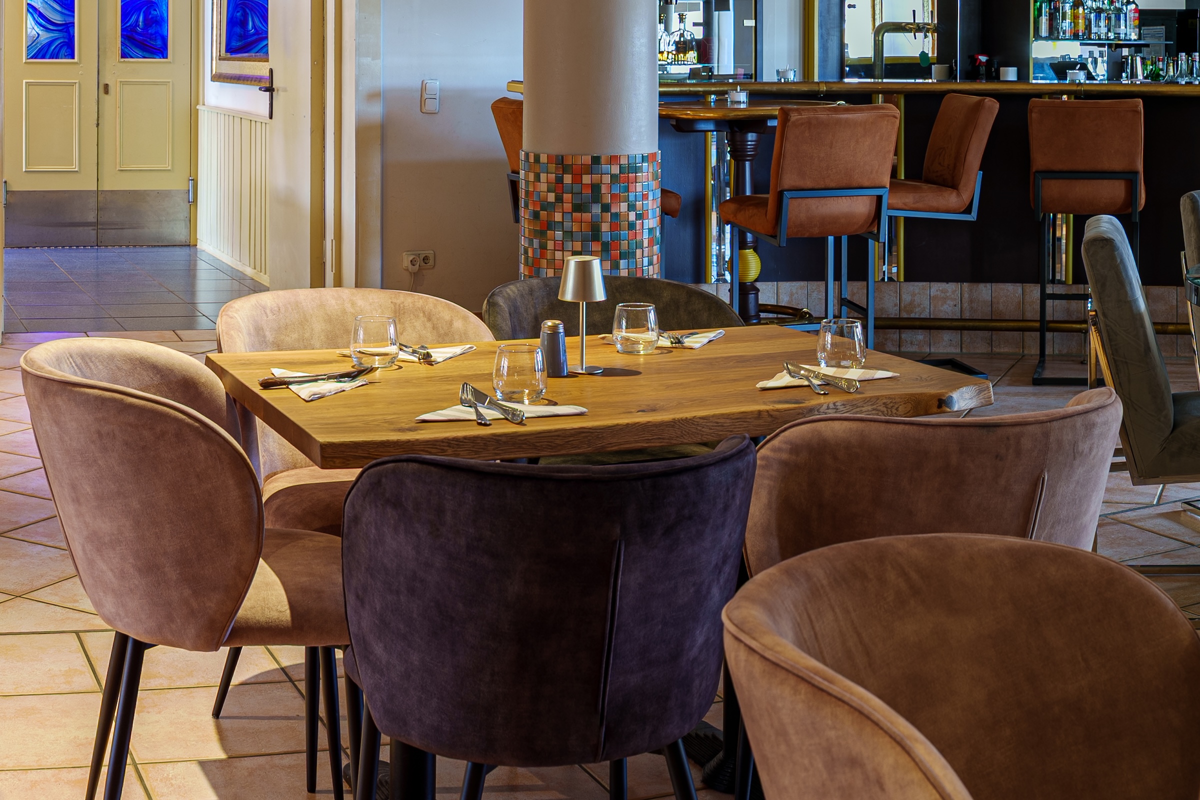Gedeckter Tisch in unserem Restaurant