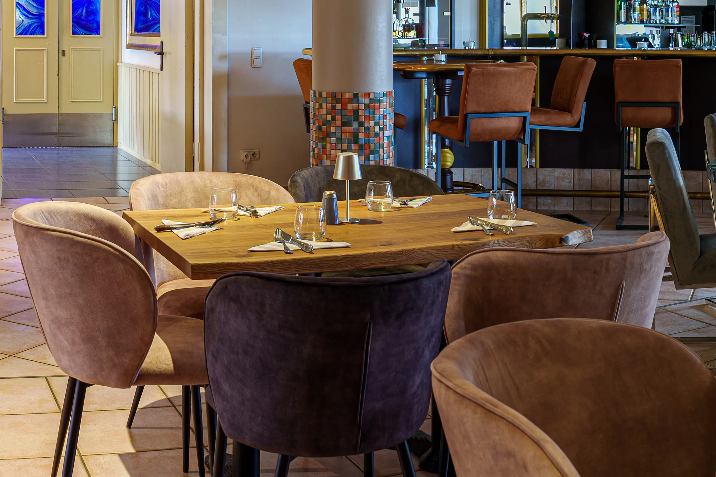 Gedeckter Tisch in unserem Restaurant